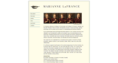 Desktop Screenshot of mariannelafrance.com